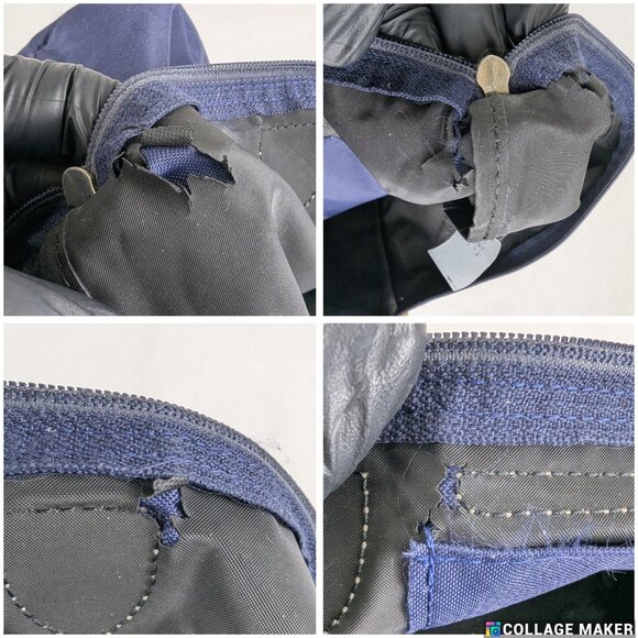 Longchamp Le Pliage Nylon Heart Tote Bag Blue - Great Deal - Fast Ship. - Picture 11 of 15